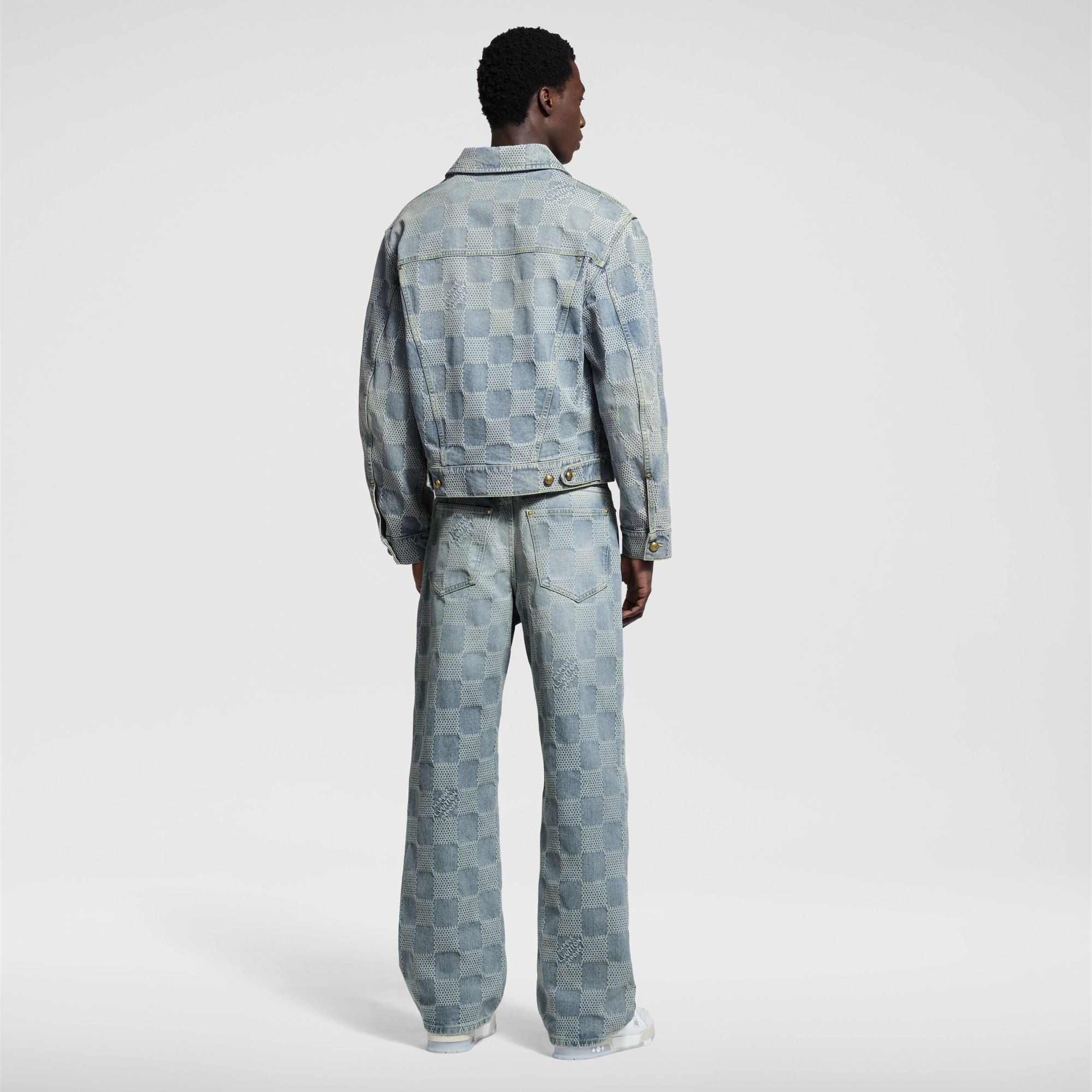 Damier Classic Denim Jacket - Ready-to-Wear | LOUIS VUITTON